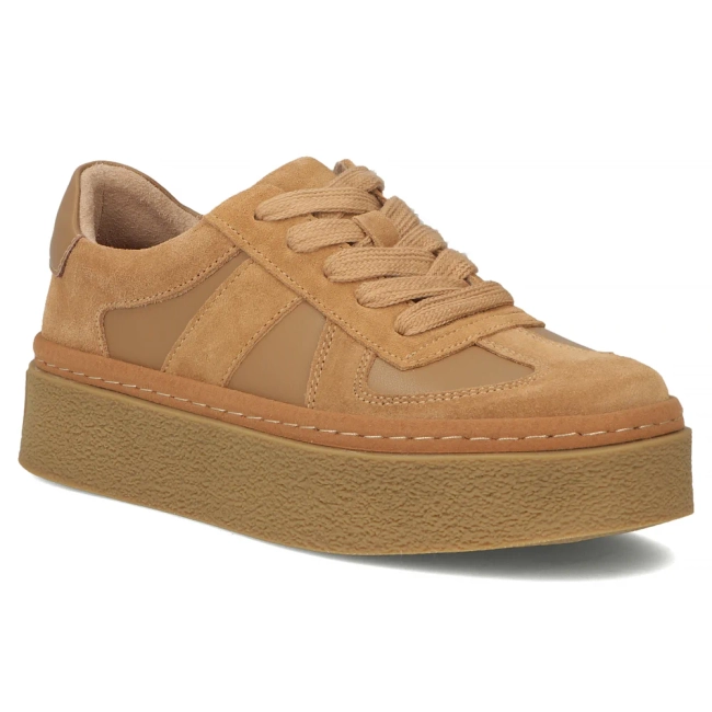 Leather sneakers Filippo DP7174/25 BR brown