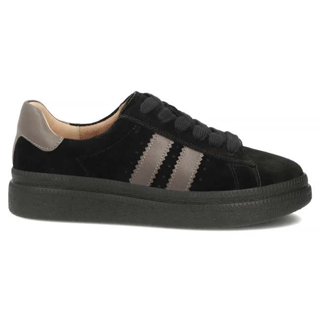 Leather sneakers Filippo DP7981/26 BK black