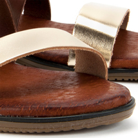 Filippo Sandals 2022 Chocolate + Gold