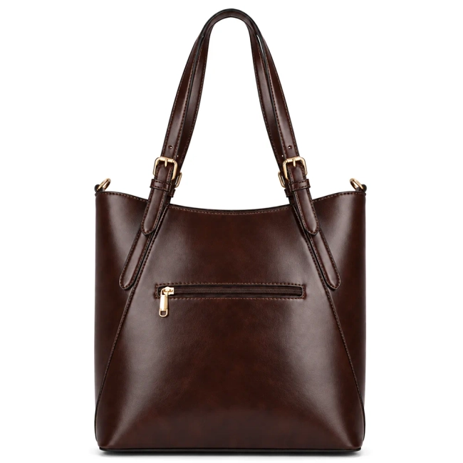 Dark brown handbag Emese