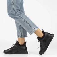 Leather ankle boots Filippo DBT7168/25 BK black