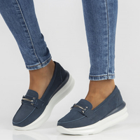 Leather shoes Filippo DP3504/22 NV navy