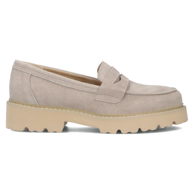 Leather shoes Filippo DP6090/24 TP taupe