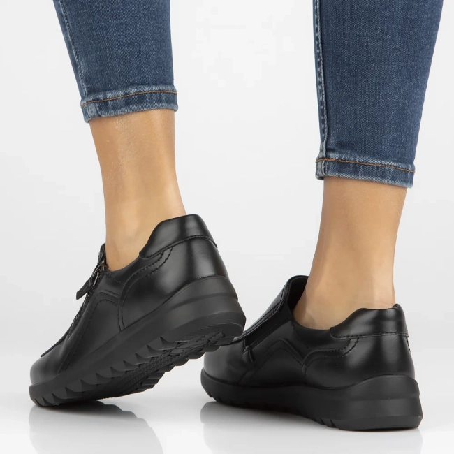 Leather shoes Filippo DP6631/24 BK black