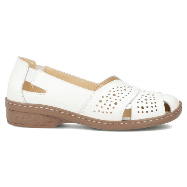 Leather shoes Filippo DP7759/26 WH white