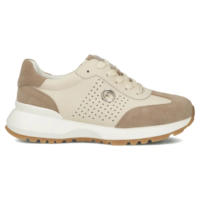 Leather sneakers Filippo DP6732/25 BE beige