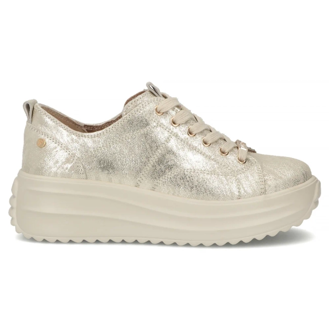 Leather sneakers Filippo DP6795/26 GO gold
