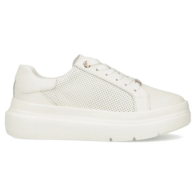Leather sneakers Filippo DP6731/25 WH white
