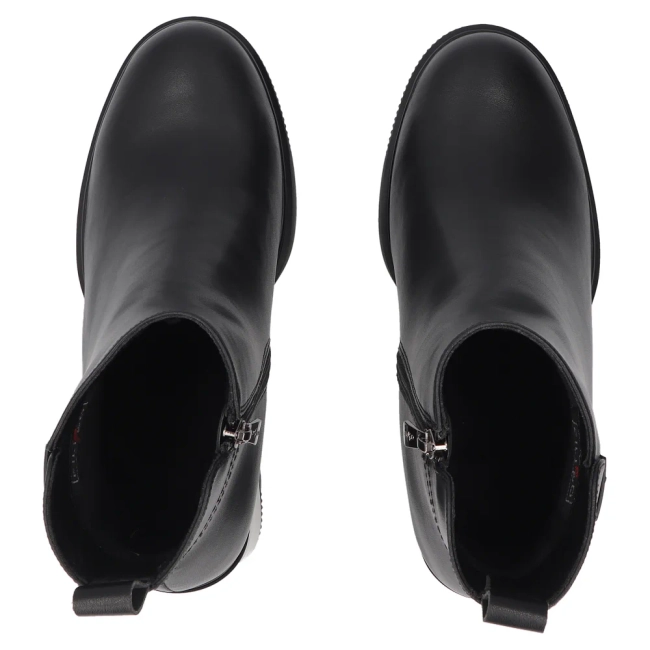 Leather ankle boots Filippo DBT8184/26 BK black