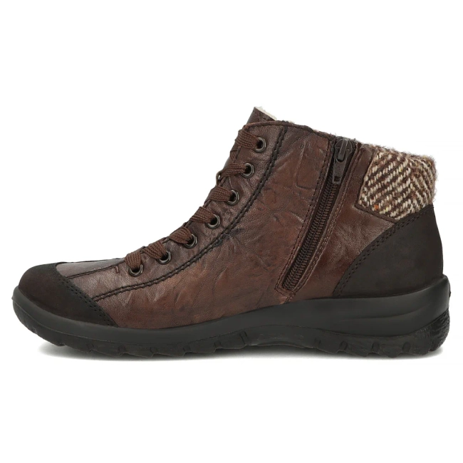 Leather boots Rieker L7110-25 brown