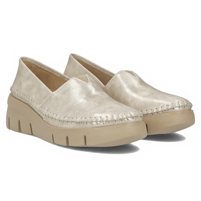Leather shoes DP6161/24 GO gold