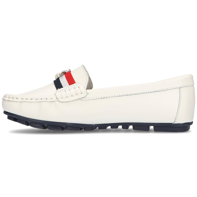Leather loafers Filippo DP1406/21 WH white