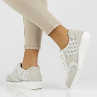 Leather shoes Filippo DP028/22 WH white