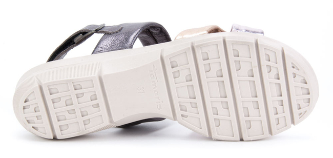 Sandals Tamaris 1-28710-20 966 Pewter Comb