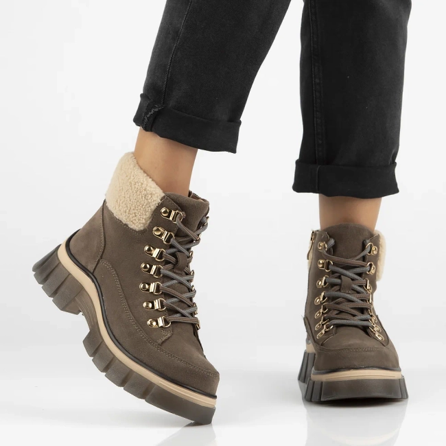 Leather ankle boots Filippo DBT6471/24 BR brown