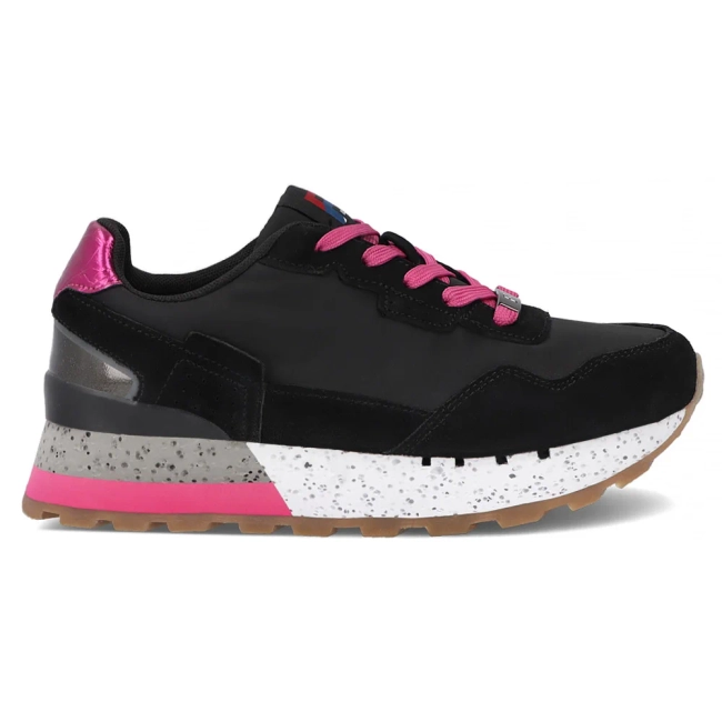 Leather sneakers Filippo DP7927/26 BK FH black