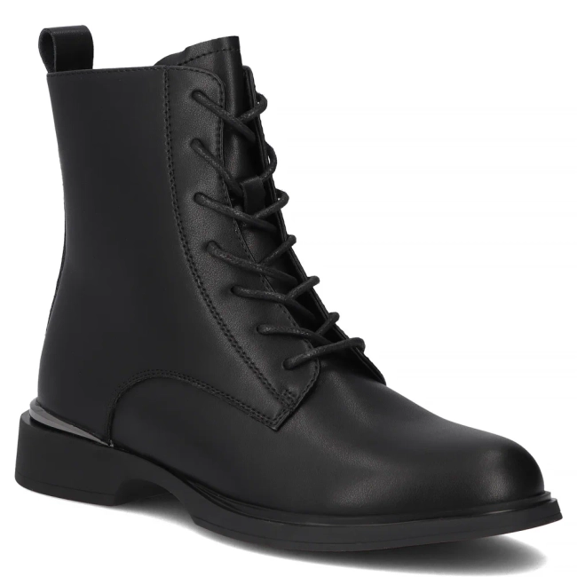 Leather ankle boots Filippo DBT6520/25 BK black