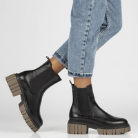 Leather boots Filippo 60328 black