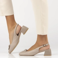 Leather pumps Filippo DP6945/25 BE beige