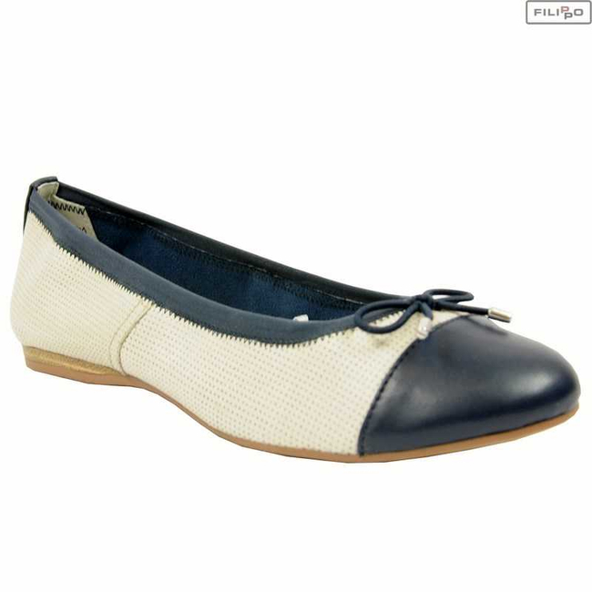 Ballerinas TAMARIS 1/1-22129/26 offw.punch/nav 8022432