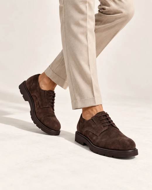 Leather shoes Filippo MP8010/26 BR SU brown