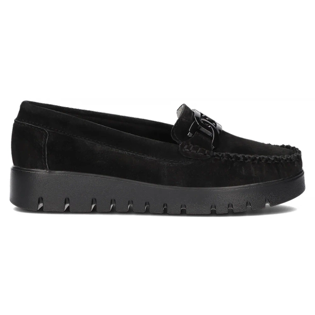 Leather loafers Filippo DP3334/25 BK black
