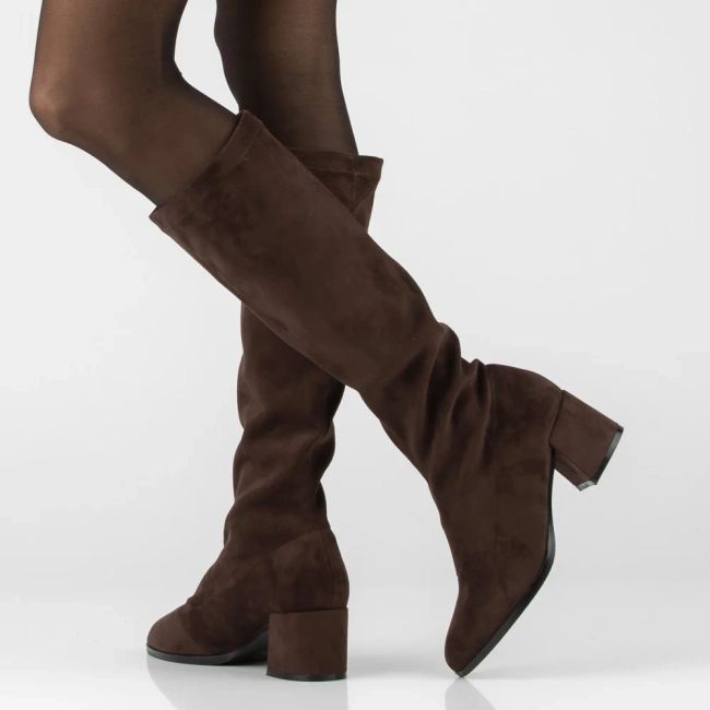 Heeled boots Filippo DKZ932/26 BR brown