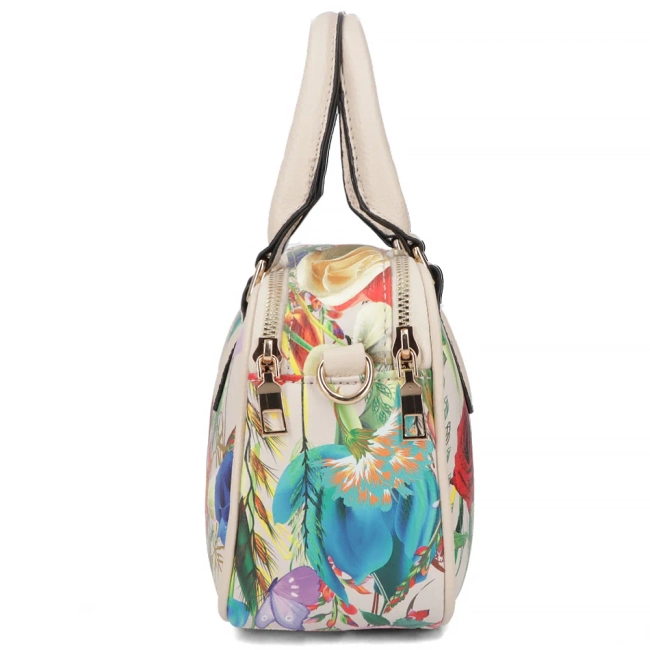 Beige shoulderbag fiore viva