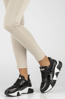 Leather sneakers Filippo DP4516/23 BK black