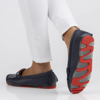 Leather loafers Filippo DP3613/22 NV RD navy