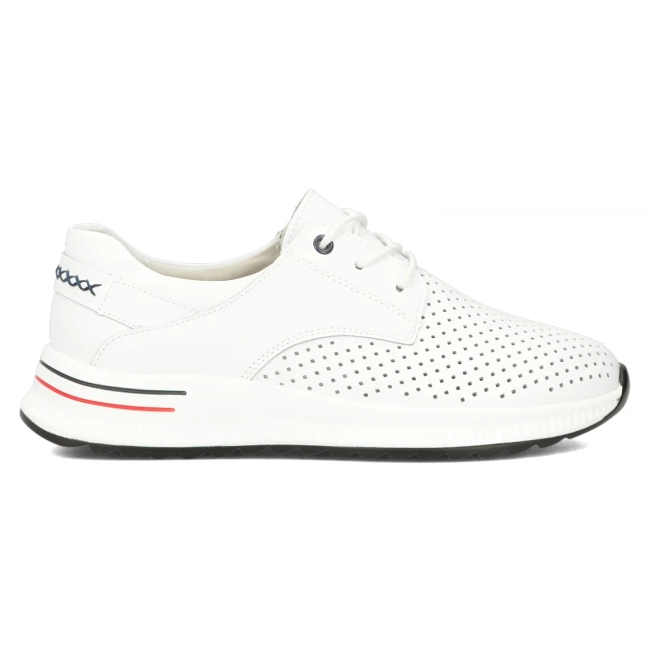 Leather shoes Filippo DP6022/25 WH white