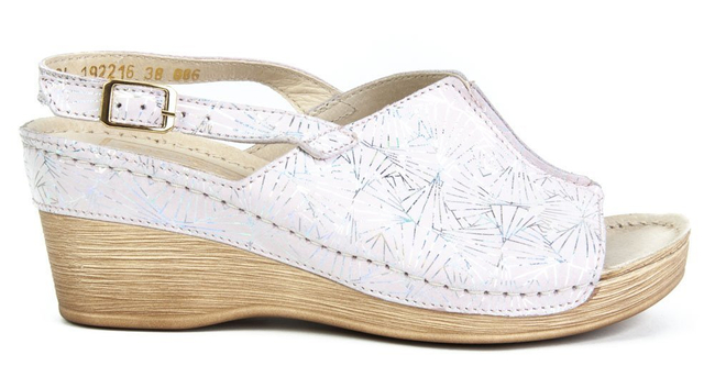 Skórzane Sandały Filippo 2216-160-01-1 Szare