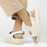 Leather sandals Filippo DS6716/25 BE beige