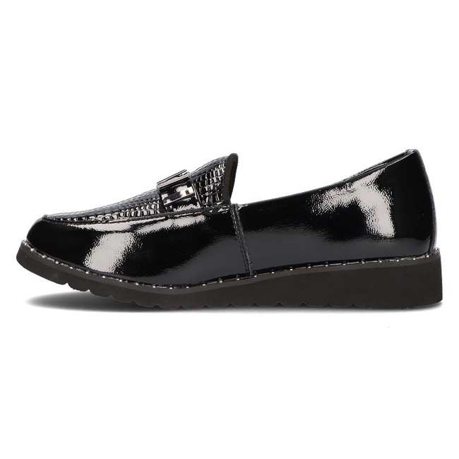 Leather loafers Filippo DP1515/22 BK L black