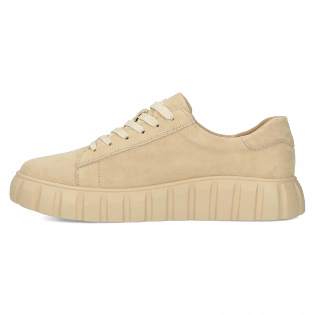 Leather sneakers Filippo DP4138/24 BE beige