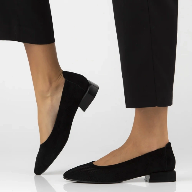 Leather shoes Filippo DP6789/25 BK black