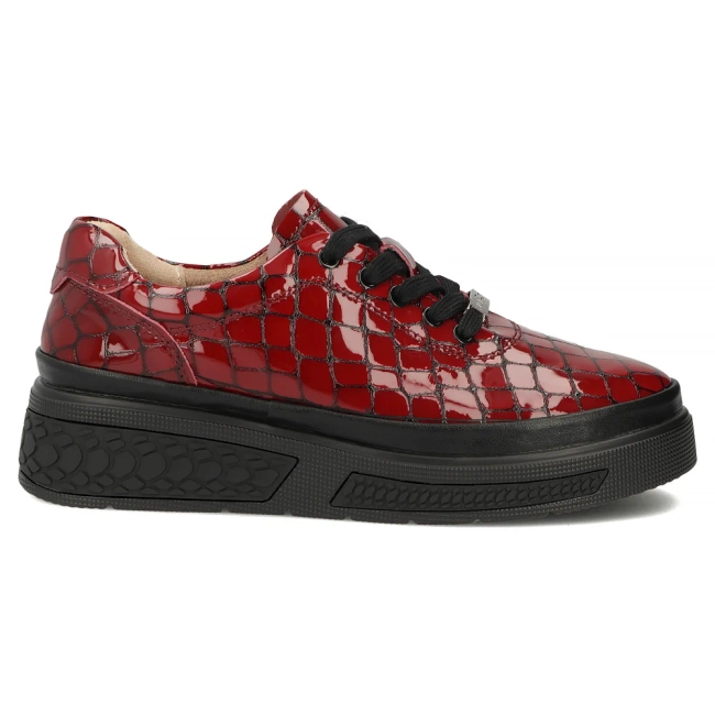 Leather shoes Filippo DP8326/26 RD red