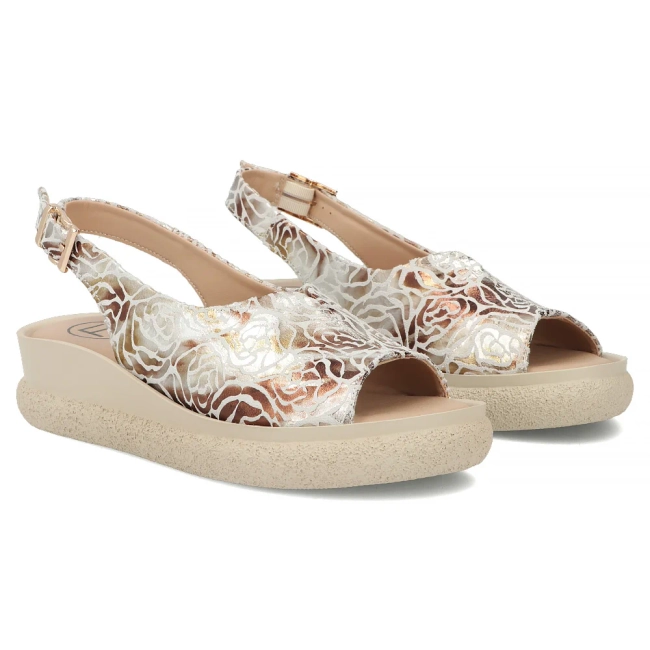 Leather sandals Filippo DS7581/26 GO gold