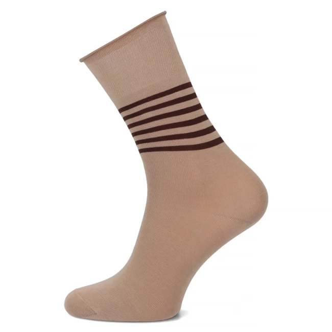 Women's Socks MBN5903 brown
