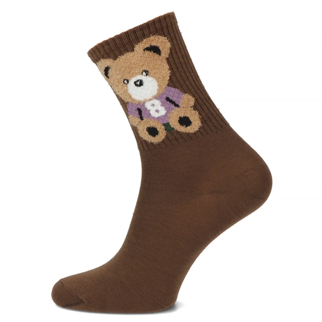 Women's Socks LAIOLA brown bear