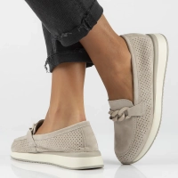 Leather shoes Filippo DP6137/24 BE beige