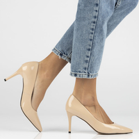 Leather pumps Filippo DP4439/23 BE beige