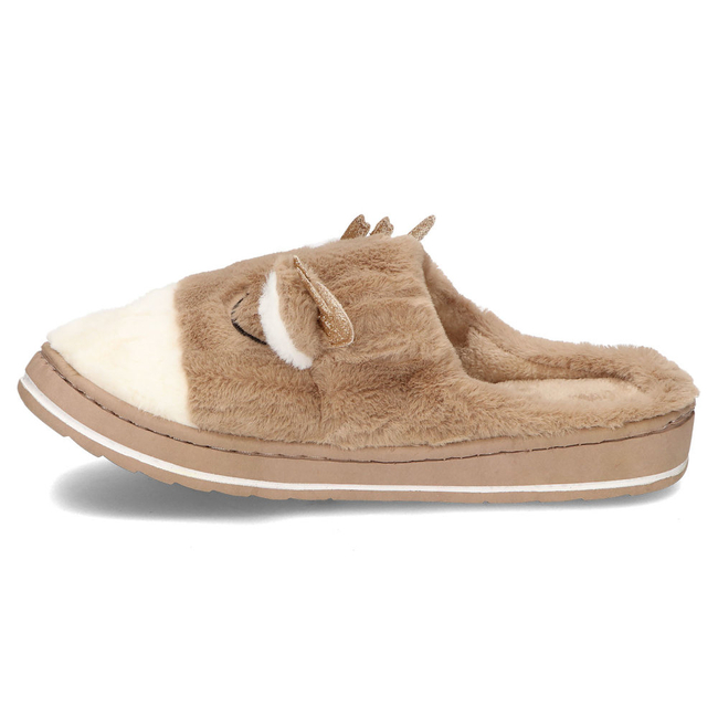 Slippers reindeer beige YL30