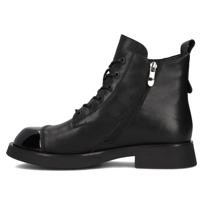 Leather ankle boots Filippo DBT6596/24 BK black