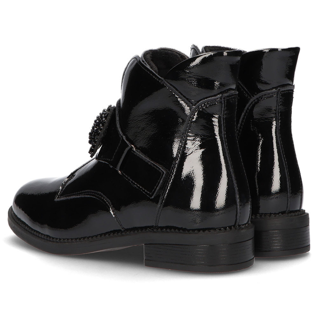 Leather ankle boots Filippo DBT3193/21 BK black