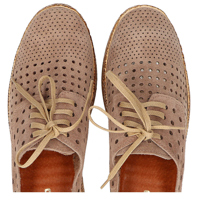 Filippo Shoes 20071 Velor Taupe
