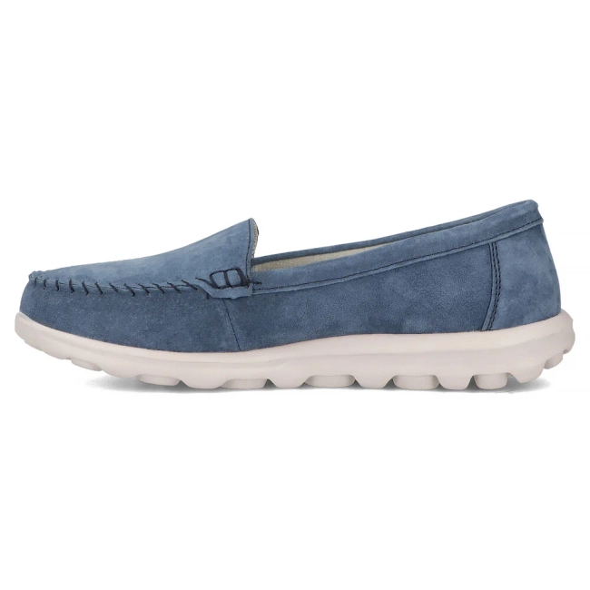 Leather loafers Filippo DP6751/25 BL blue