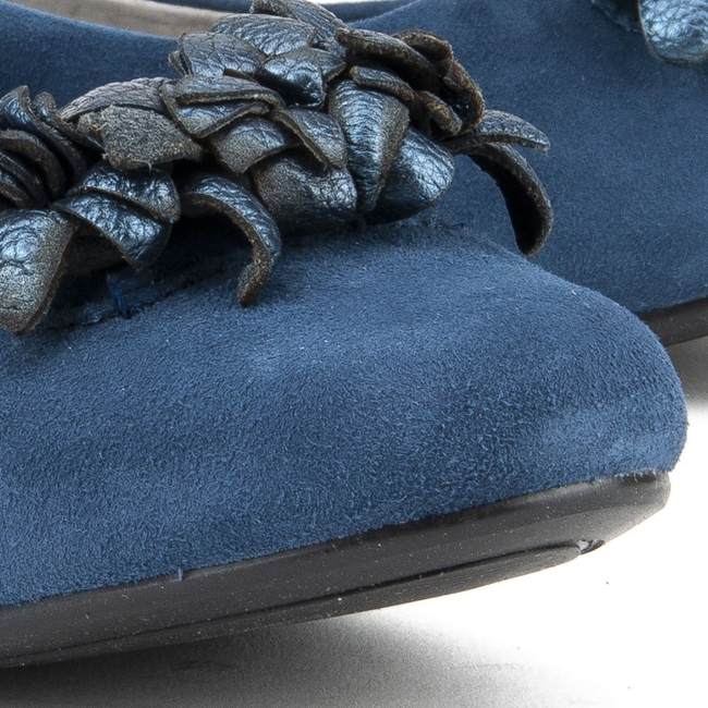 Baleriny Filippo 03552-61/00-5 Granat plus Granat Perła