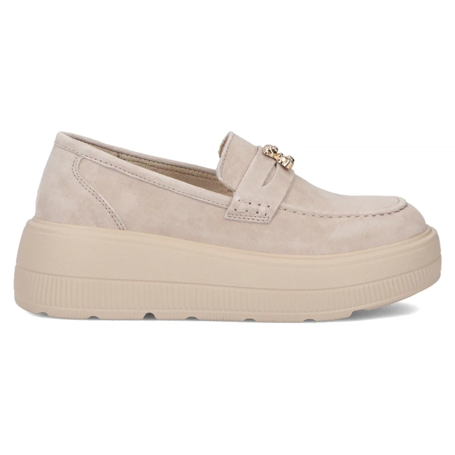 Leather shoes Filippo DP6844/25 BE beige