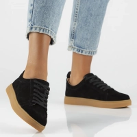 Leather shoes Filippo DP6129/24 BK black